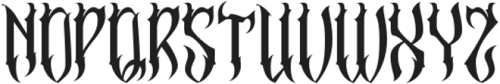 Madnes Blackletter Regular otf (900) Font LOWERCASE