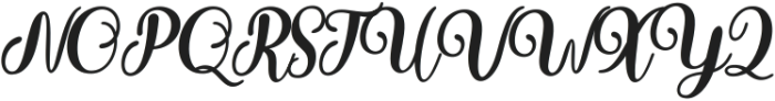 Madnesa Italic ttf (400) Font UPPERCASE