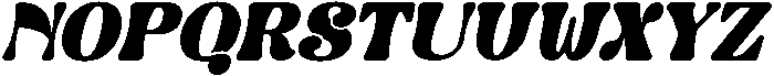 Madnight Honeys Italic otf (400) Font UPPERCASE