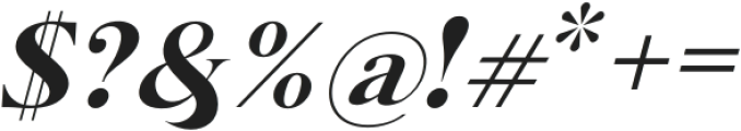 Mado Italic otf (400) Font OTHER CHARS