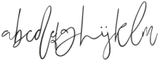 Madrutype Signature Regular otf (400) Font LOWERCASE