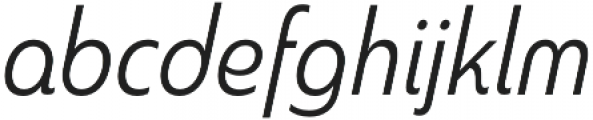Madurai Cond Regular Italic otf (400) Font LOWERCASE
