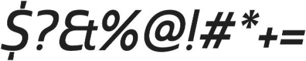 Madurai Norm Medium Italic otf (500) Font OTHER CHARS