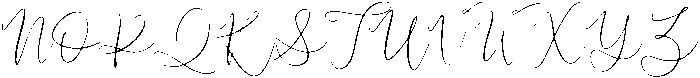 Maelie-Regular otf (400) Font UPPERCASE