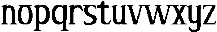 Maerilia Regular otf (400) Font LOWERCASE
