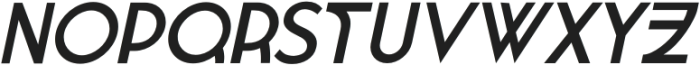 Maersk Italic otf (400) Font LOWERCASE