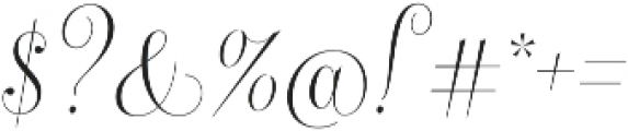 Maestra otf (400) Font OTHER CHARS