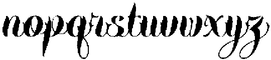 Maffisoy Italic otf (400) Font LOWERCASE
