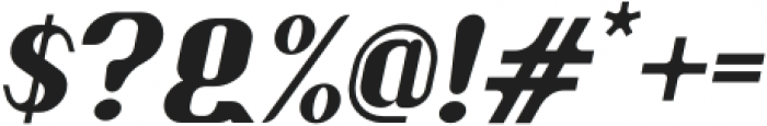 Mafgarious Italic otf (400) Font OTHER CHARS