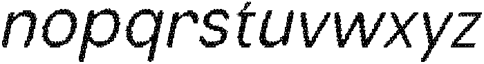 Mafinest Rounded Disco Italic otf (400) Font LOWERCASE