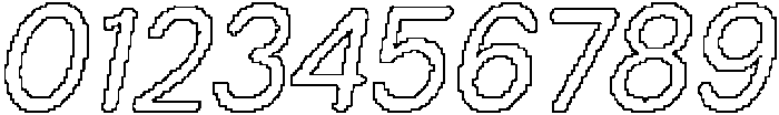 Mafinest Rounded Pixel Outline otf (400) Font OTHER CHARS