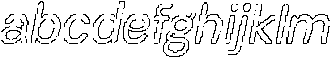 Mafinest Rounded Pixel Outline otf (400) FONT