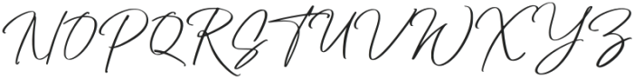 Mafisty Signature Regular otf (400) Font UPPERCASE