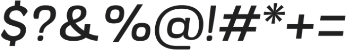 Mafle Type Italic ttf (400) Font OTHER CHARS