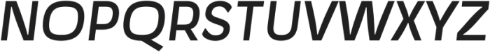 Mafle Type Italic ttf (400) Font UPPERCASE