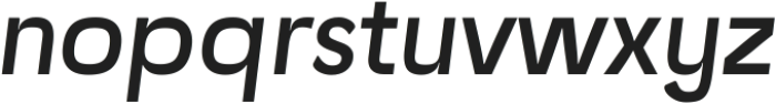 Mafle Type Italic ttf (400) Font LOWERCASE