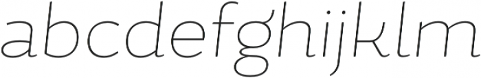 Magallanes UltraLight Italic otf (300) Font LOWERCASE
