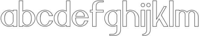 MagasLineRegular-Regular otf (400) Font LOWERCASE