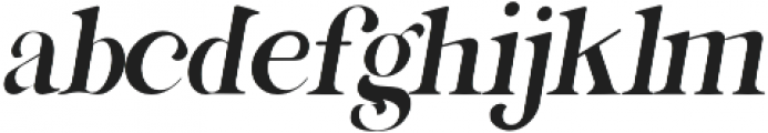 Magazine-Italic otf (700) Font LOWERCASE