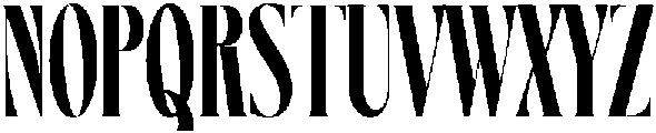 Magazine Regular otf (400) Font LOWERCASE