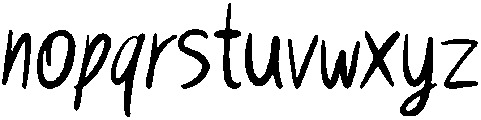 Magdalena Regular otf (400) Font LOWERCASE