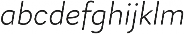 Magdelin Alt Light Italic otf (300) Font LOWERCASE