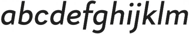 Magdelin Medium Italic otf (500) Font LOWERCASE