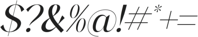 Magden Italic otf (400) Font OTHER CHARS