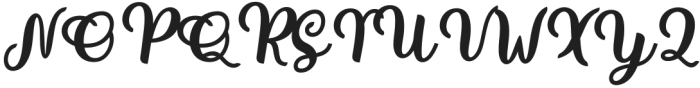 MagdesaSlant otf (400) Font UPPERCASE