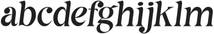 Mage Italic otf (400) Font LOWERCASE