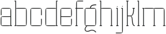 Magefin Thin otf (100) Font LOWERCASE