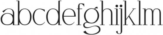 Magelo Thin otf (100) Font LOWERCASE