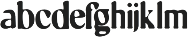 MagelyBlur-Regular otf (400) Font LOWERCASE