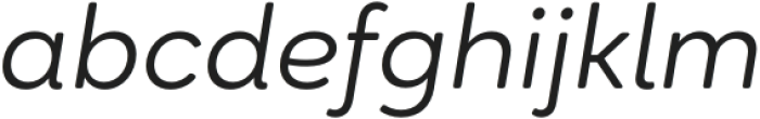 Magenos Soft Light Italic otf (300) Font LOWERCASE