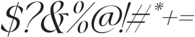 MagenthaAllure-Italic otf (400) Font OTHER CHARS
