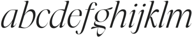 MagenthaAllure-Italic otf (400) Font LOWERCASE