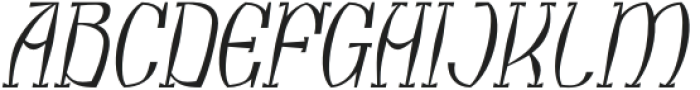 Magfios Italic otf (400) Font UPPERCASE