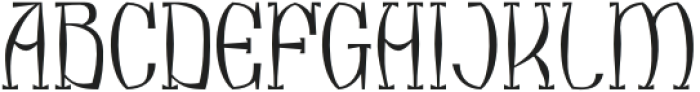 Magfios Regular otf (400) Font UPPERCASE