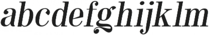 MagfirahItalic-Italic otf (400) Font LOWERCASE