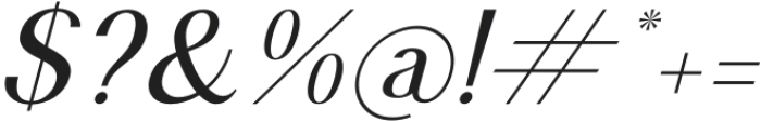 Maghikle Italic otf (400) Font OTHER CHARS