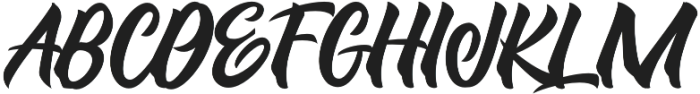 Maghody otf (400) Font UPPERCASE