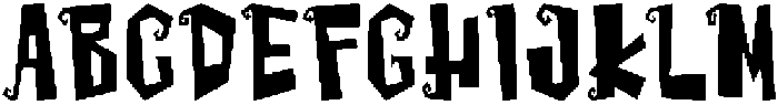 MagibloxRegular otf (400) Font UPPERCASE