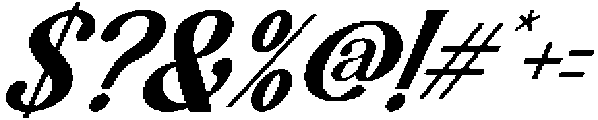 Magic Avenue Italic otf (400) Font OTHER CHARS
