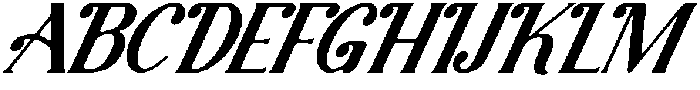 Magic Avenue Italic otf (400) Font UPPERCASE