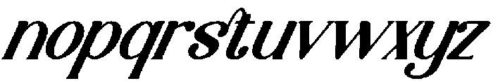 Magic Avenue Italic otf (400) Font LOWERCASE