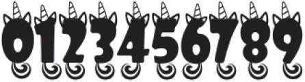 Magic Cat Regular otf (400) Font OTHER CHARS
