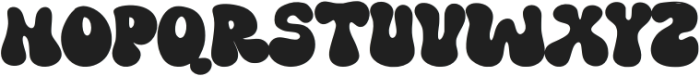 Magic Groovy Regular otf (400) Font UPPERCASE