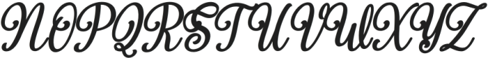 Magic Heart Bold Italic otf (700) Font UPPERCASE