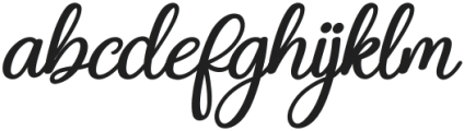 Magic Heart Bold Italic otf (700) Font LOWERCASE