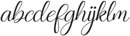 Magic Heart Italic otf (400) Font LOWERCASE